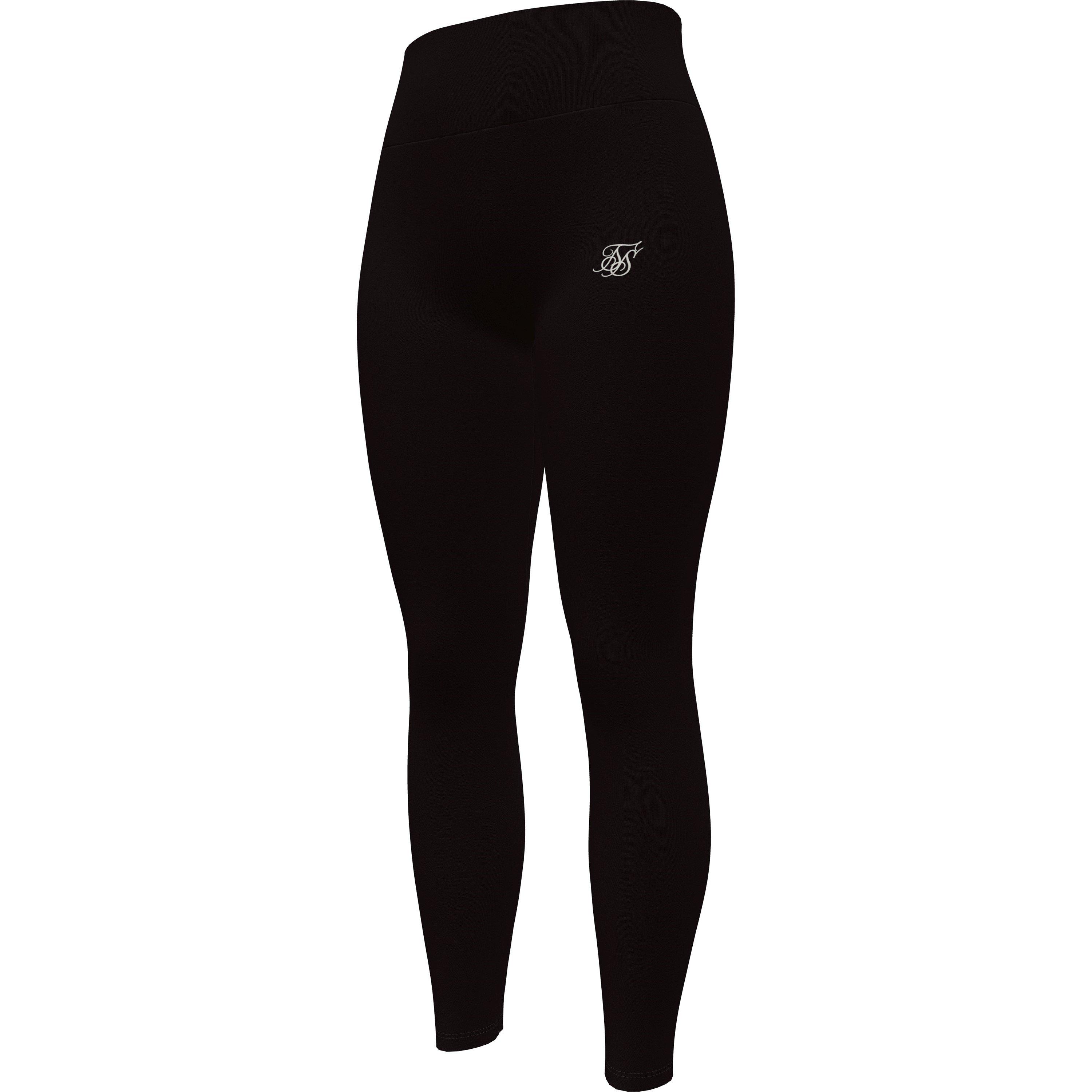 Schwarz - SikSilk - Leggings - 3