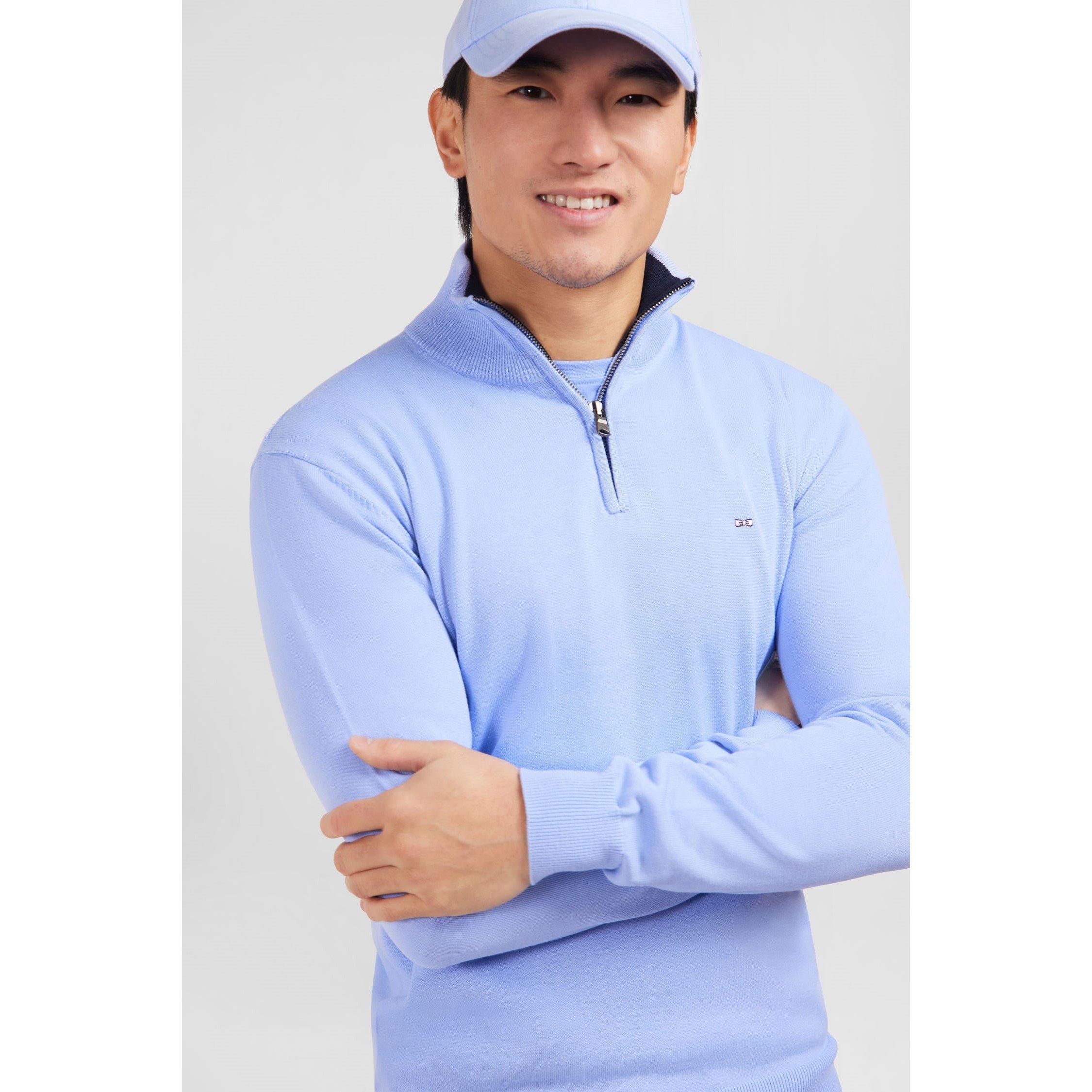 Blm3 - Eden Park - Navy blue cotton jersey jumper - - 2