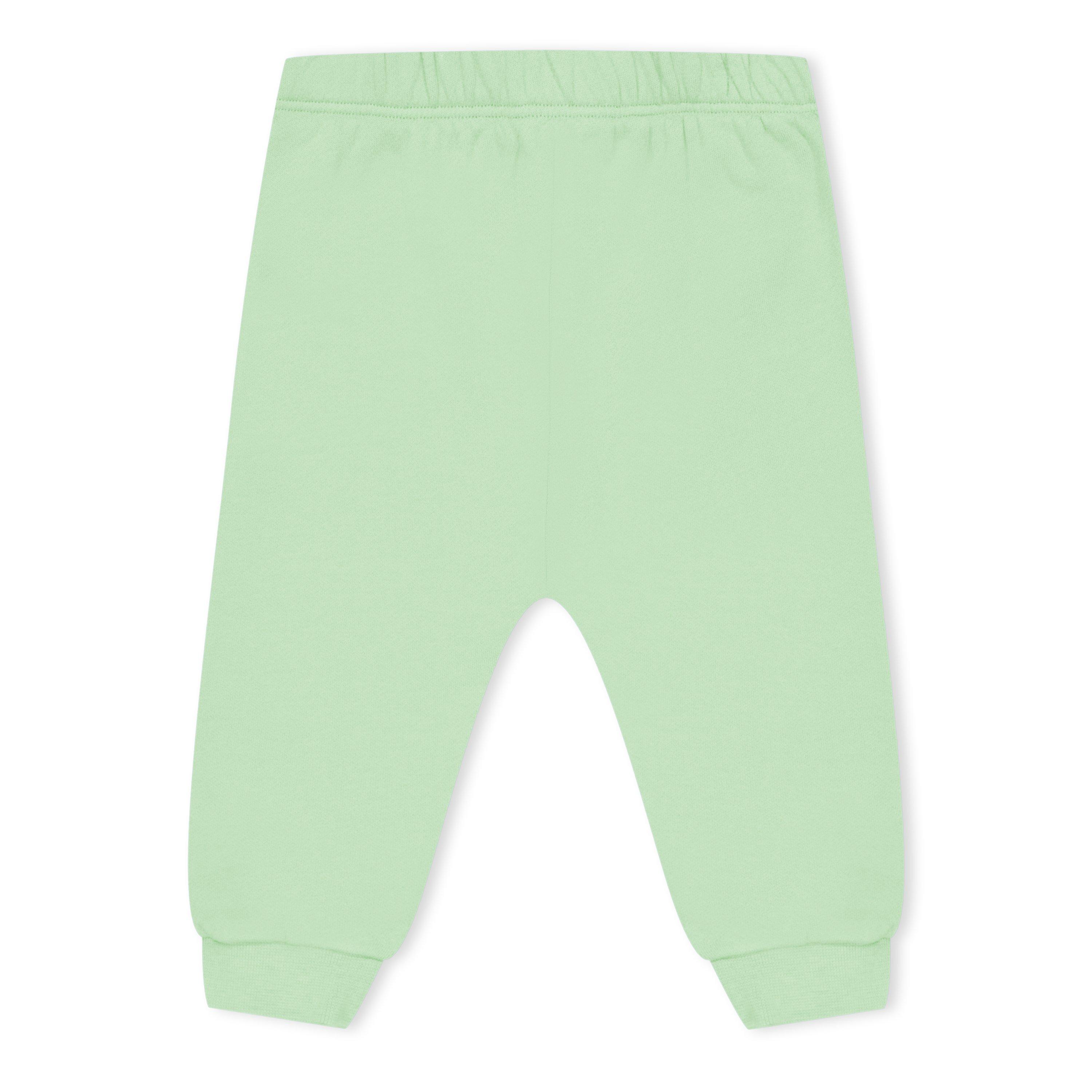 Fennel Green - Pangaia - Unisex Kids' Closed Hem Jersey Joggers - 2