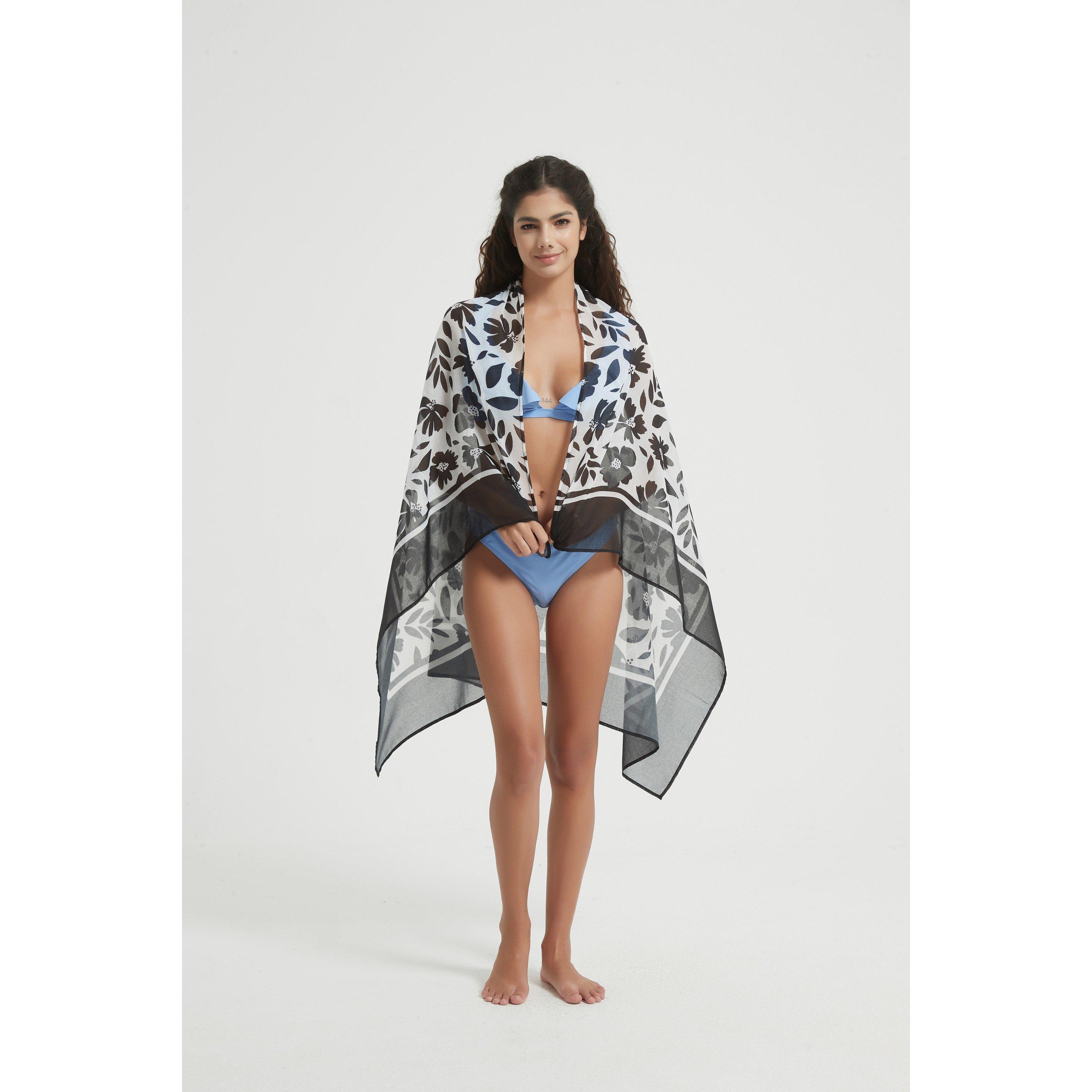 Mono Floral - Be You - Midi Length Sarong - 3