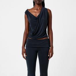 Jaded London Mira Soft Touch Drape Top