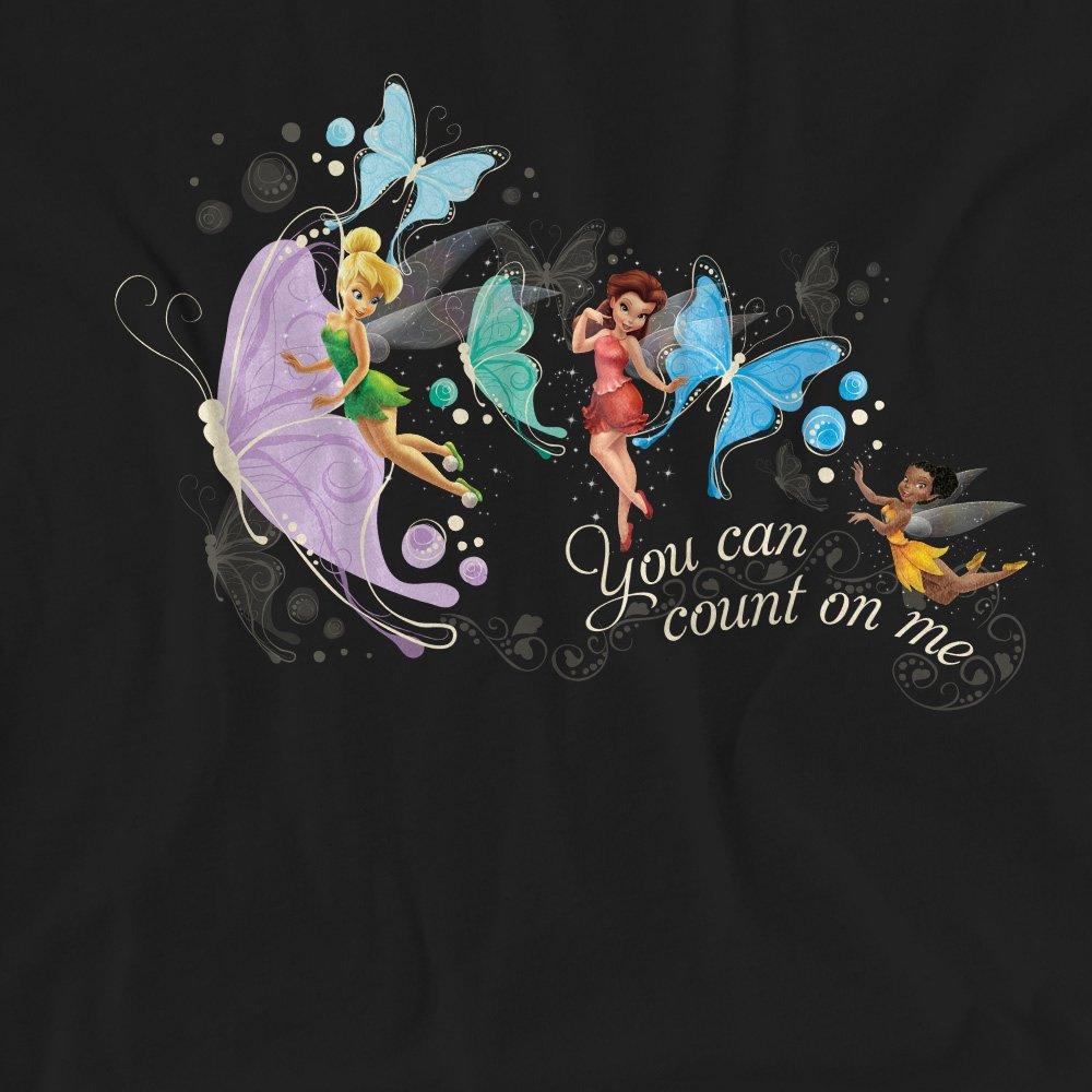 Black - Disney - Fairies You Can Count On Me Tinker Bell Rosetta T - 2