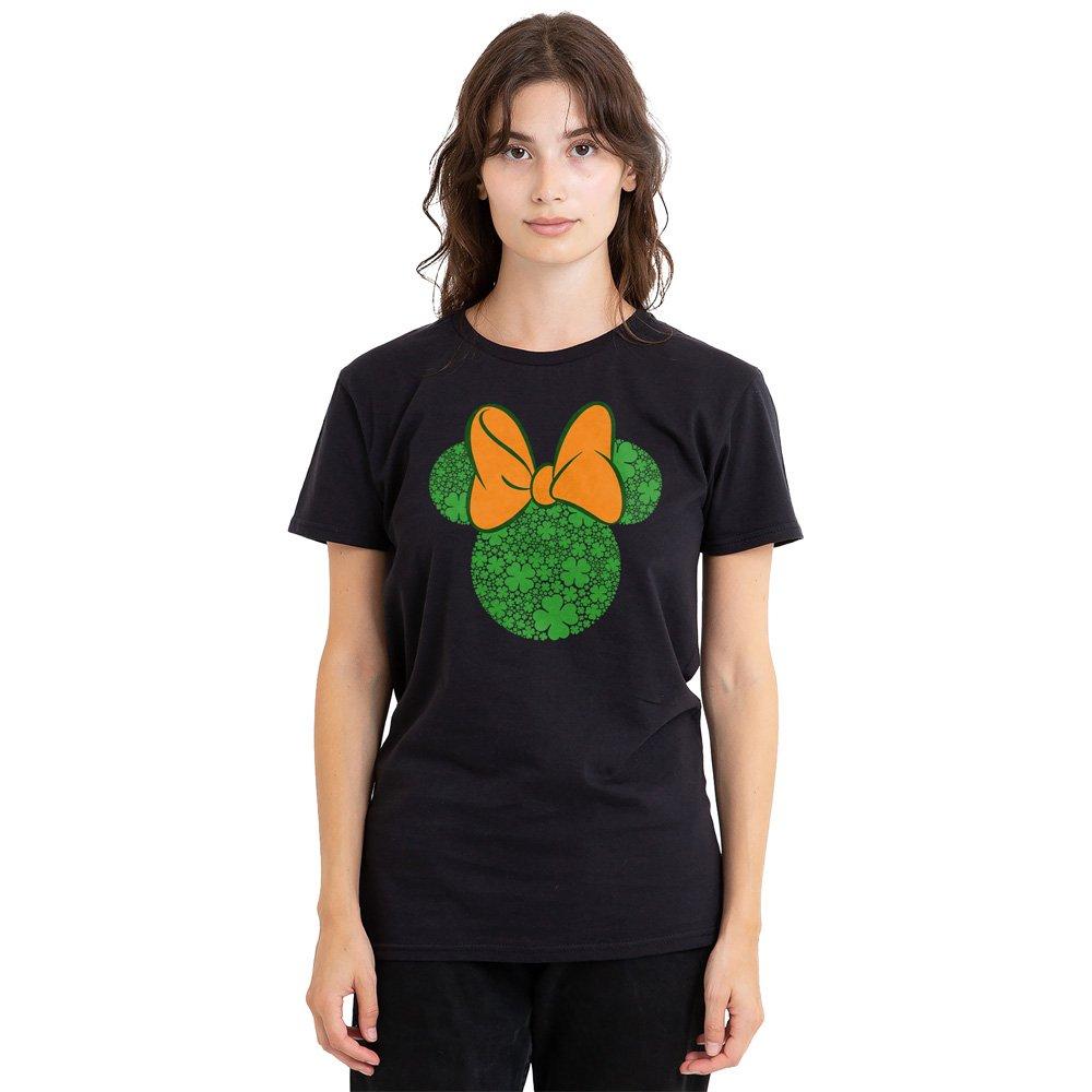 Black - Disney - Minnie Mouse St Patricks Day Shamrock Ears T-Shir - 1