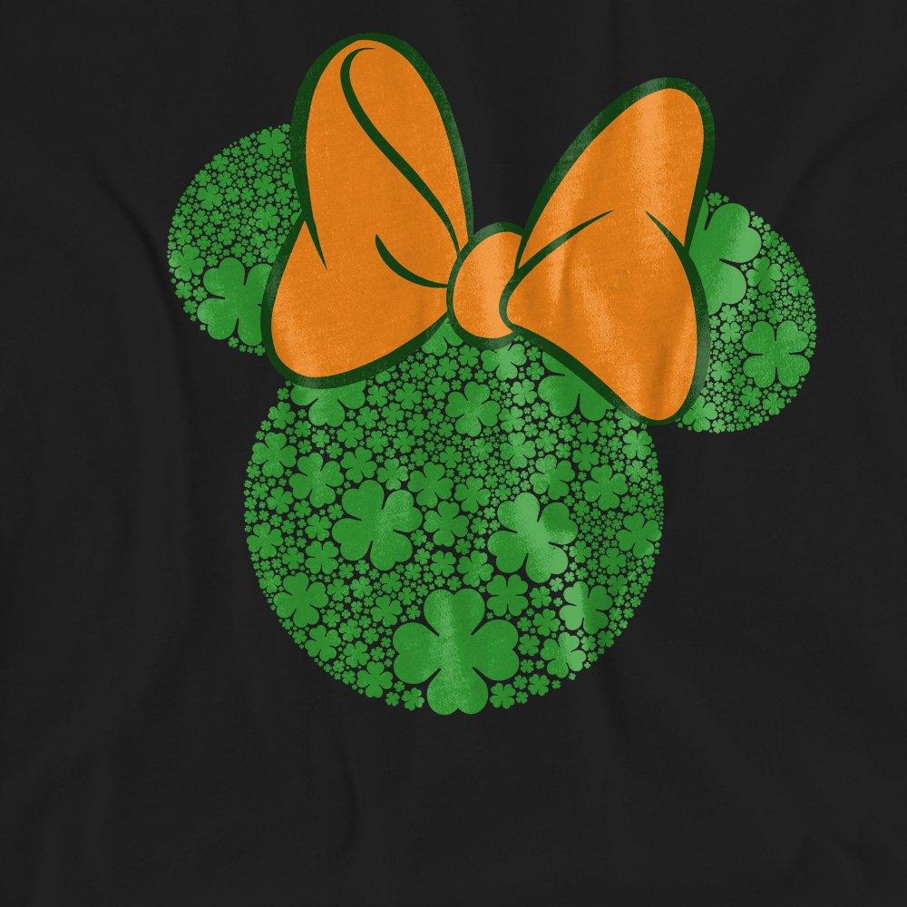 Black - Disney - Minnie Mouse St Patricks Day Shamrock Ears T-Shir - 2