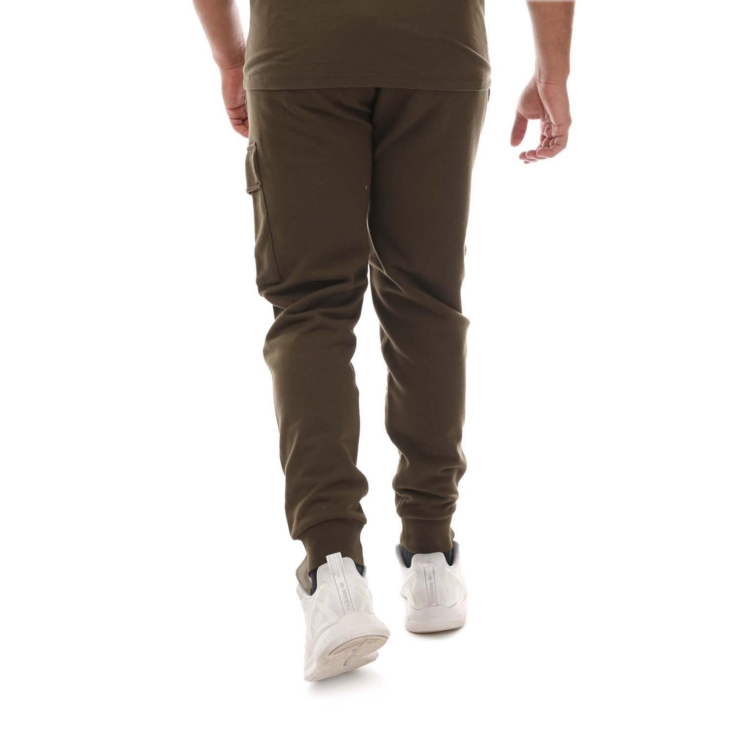 Khaki - CP Company - Diagonal Raised Fleece Cargo Sweatpants - 2