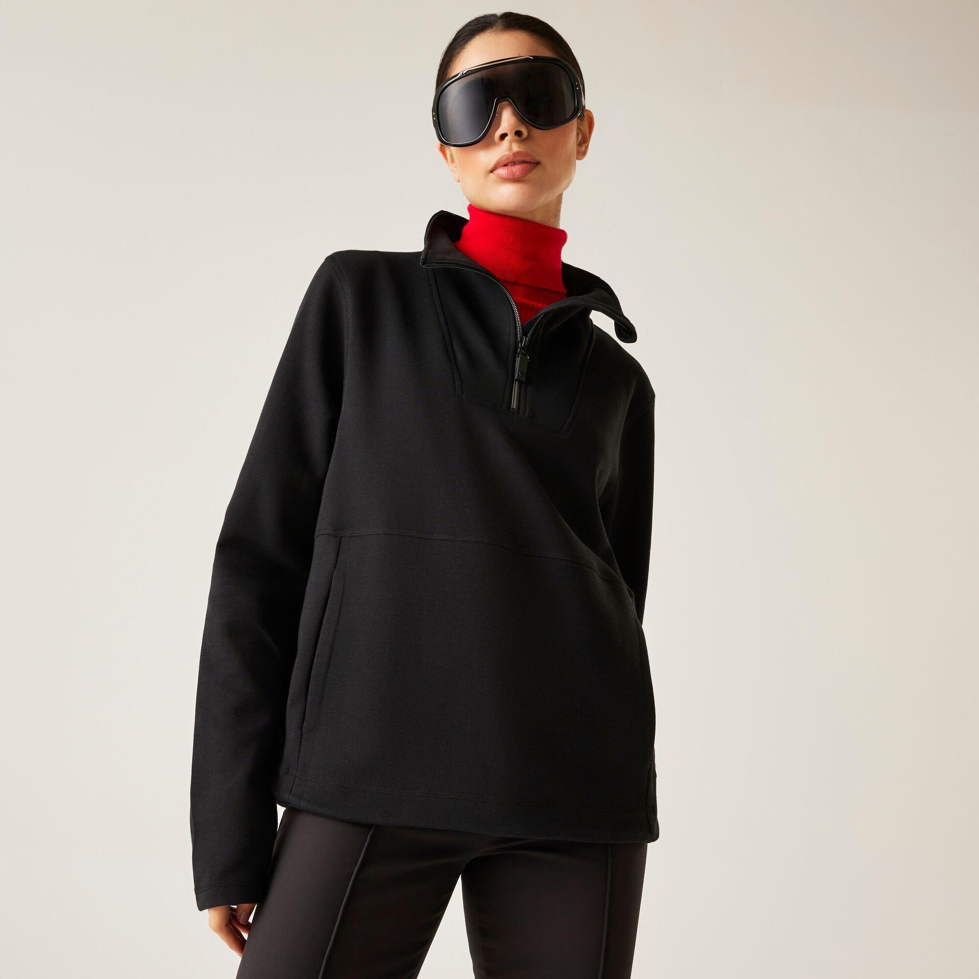 Dare 2B Women's Wander Quarter-Zip Fleece - Black - 8 - Image 6
