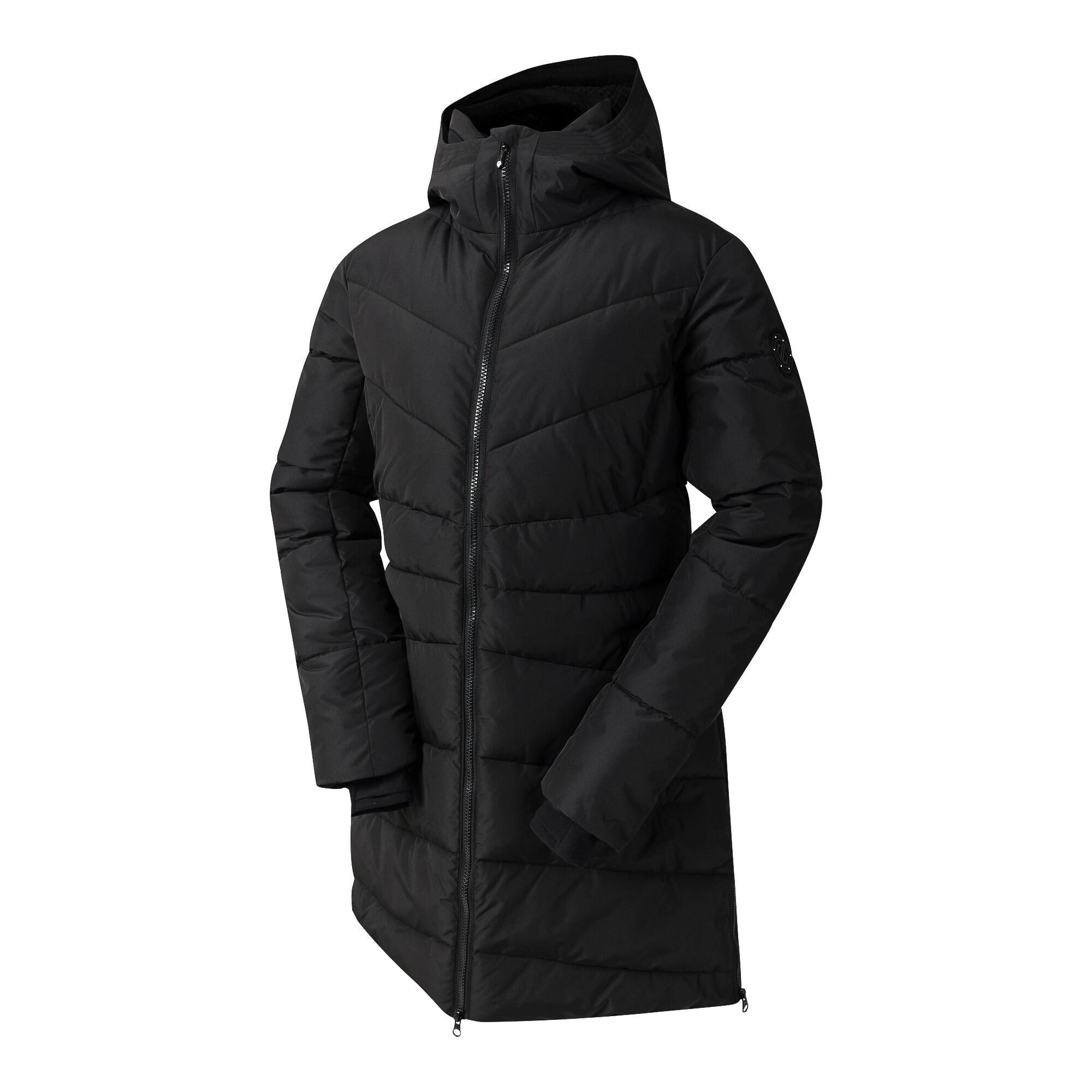 Black - Dare 2b - Women's Striking V ARED 15/15 High Warmth Padding Swarovski Crystal Insulated Waterproof Jacket - 11