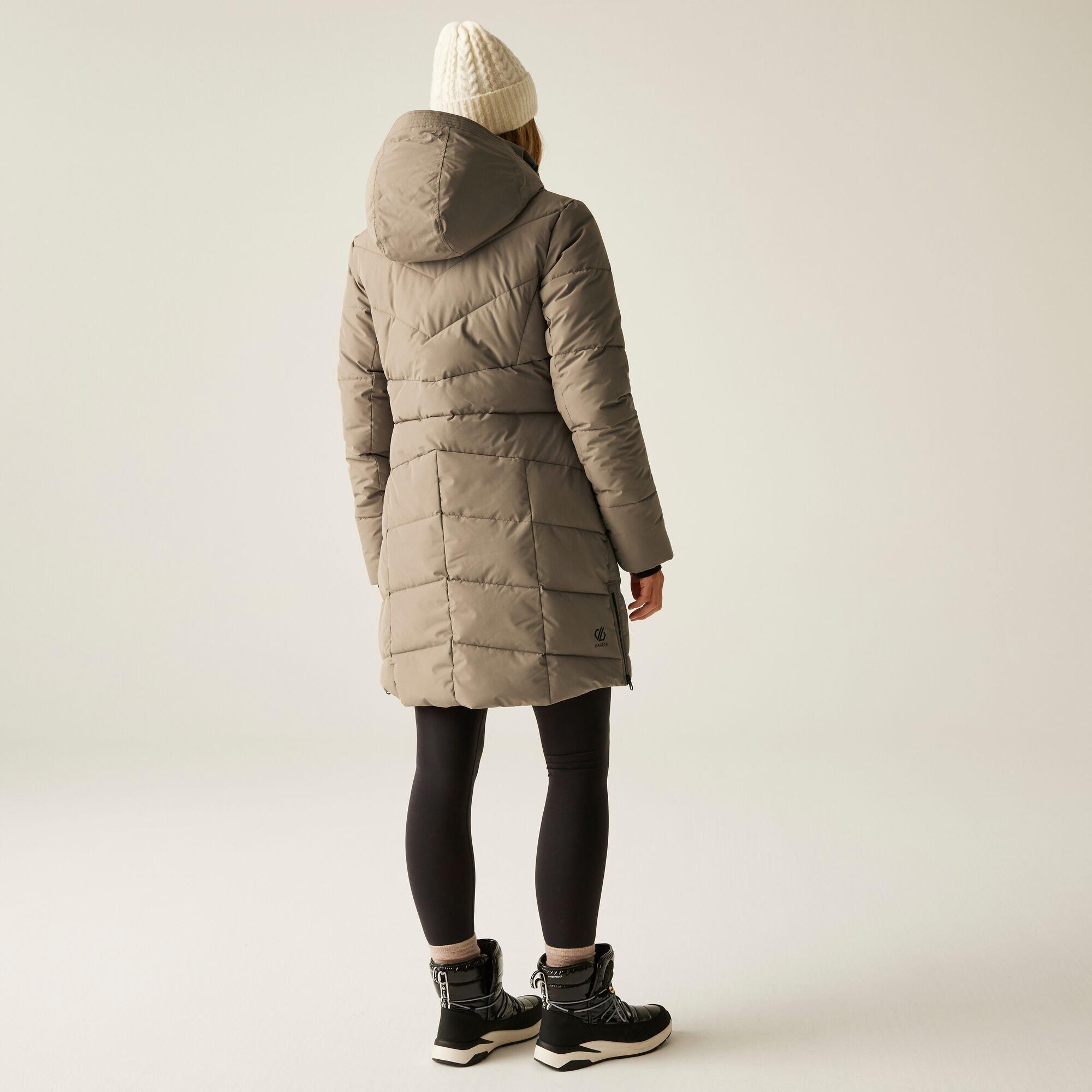 Pine Bark - Dare 2b - Women's Striking V ARED 15/15 High Warmth Padding Swarovski Crystal Insulated Waterproof Jacket - 2