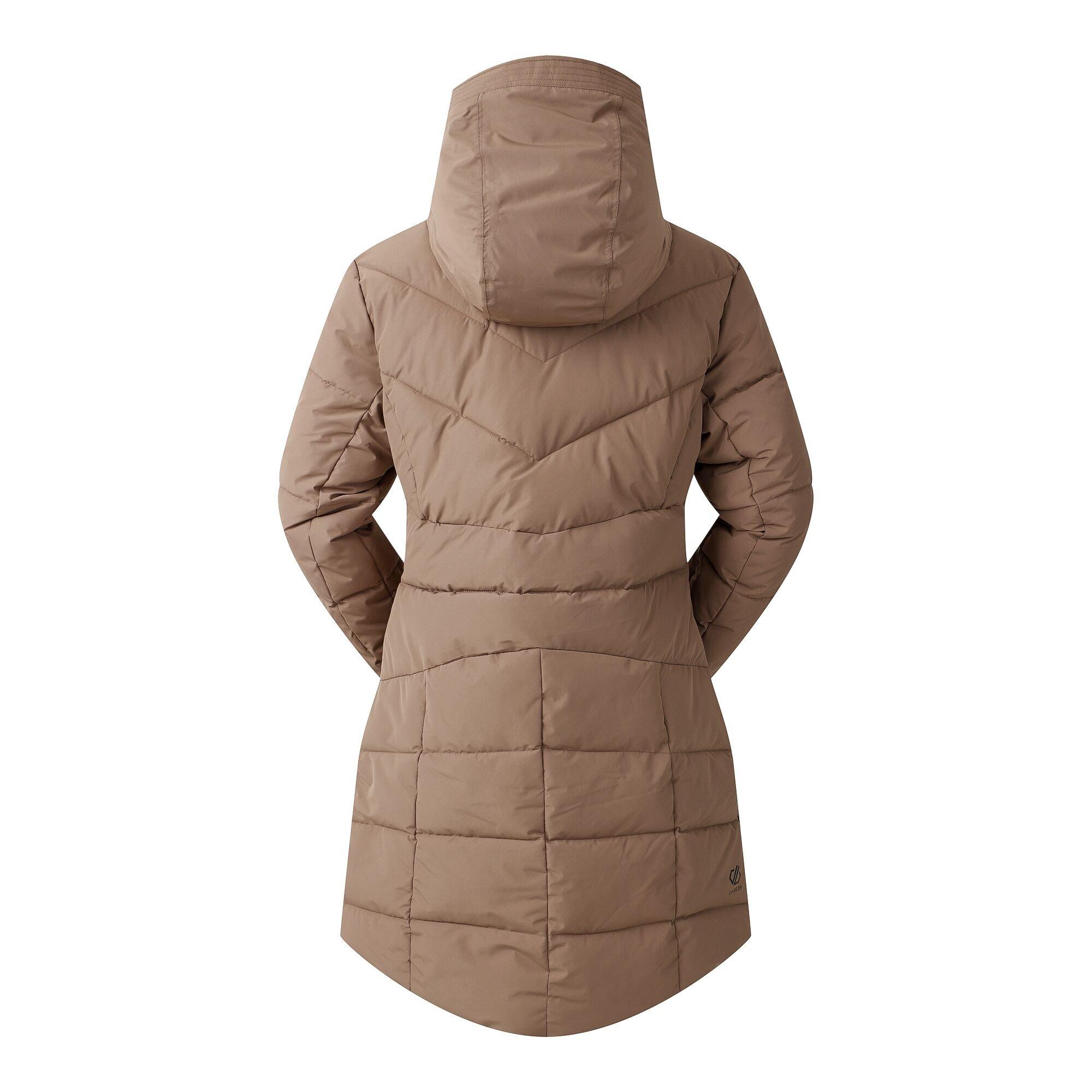 Pine Bark - Dare 2b - Women's Striking V ARED 15/15 High Warmth Padding Swarovski Crystal Insulated Waterproof Jacket - 12