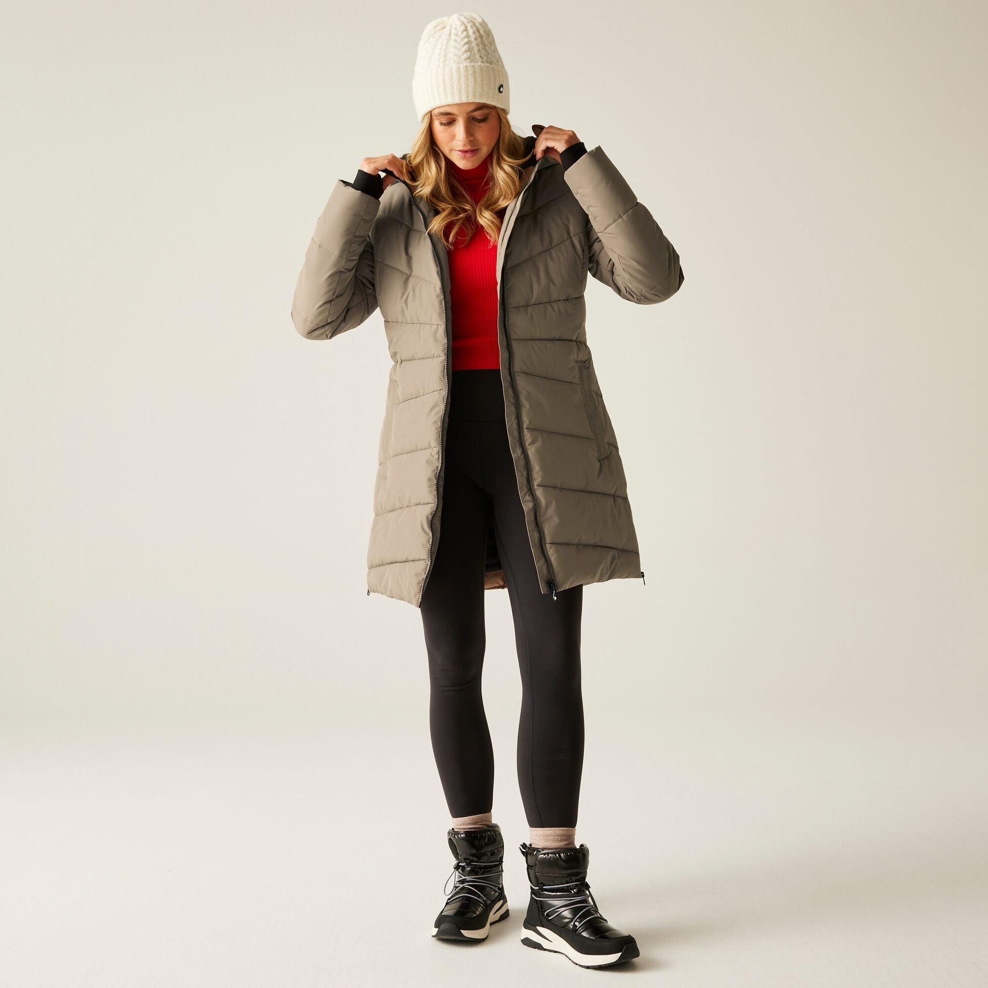 Pine Bark - Dare 2b - Women's Striking V ARED 15/15 High Warmth Padding Swarovski Crystal Insulated Waterproof Jacket - 3