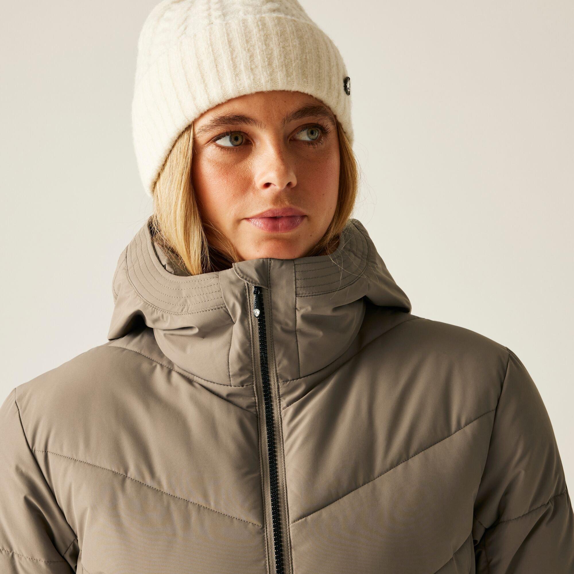 Pine Bark - Dare 2b - Women's Striking V ARED 15/15 High Warmth Padding Swarovski Crystal Insulated Waterproof Jacket - 4