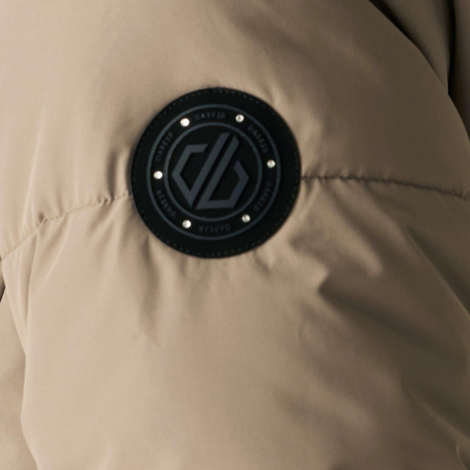 Pine Bark - Dare 2b - Women's Striking V ARED 15/15 High Warmth Padding Swarovski Crystal Insulated Waterproof Jacket - 8