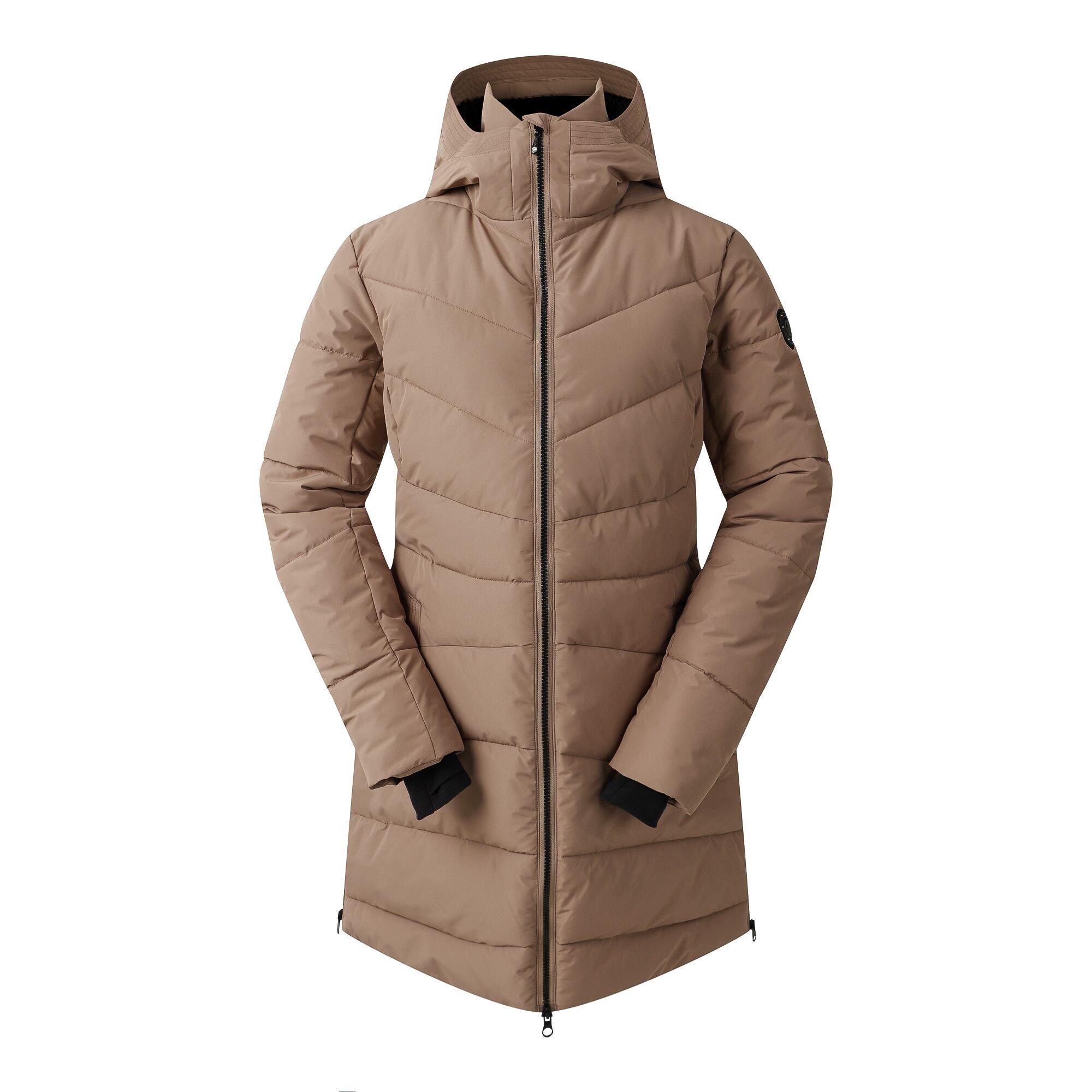 Pine Bark - Dare 2b - Women's Striking V ARED 15/15 High Warmth Padding Swarovski Crystal Insulated Waterproof Jacket - 10