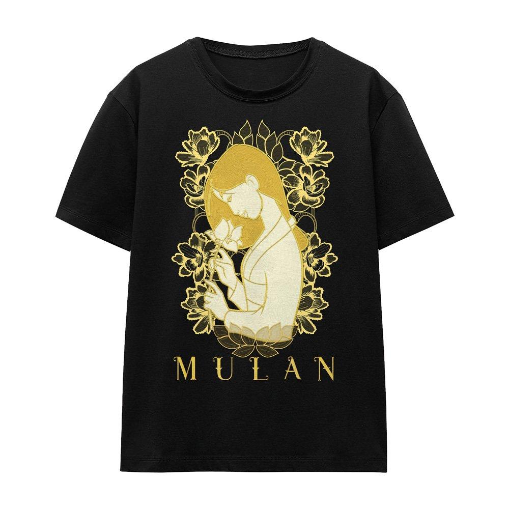 Black - Disney - Mulan Golden Garden T-Shirt Black - 4