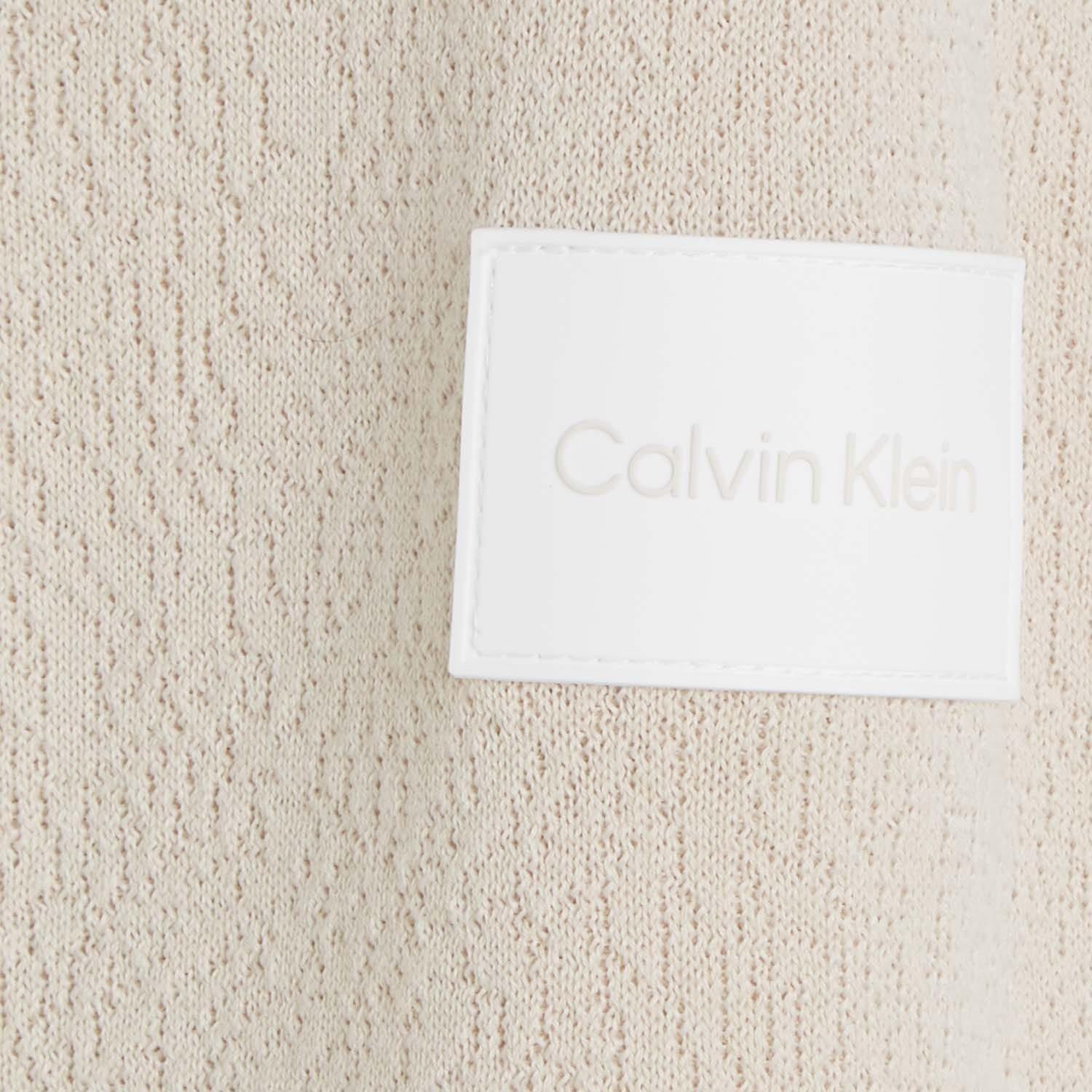 Beige - Calvin Klein - Natural Structure Crewneck Sweatshirt - 3