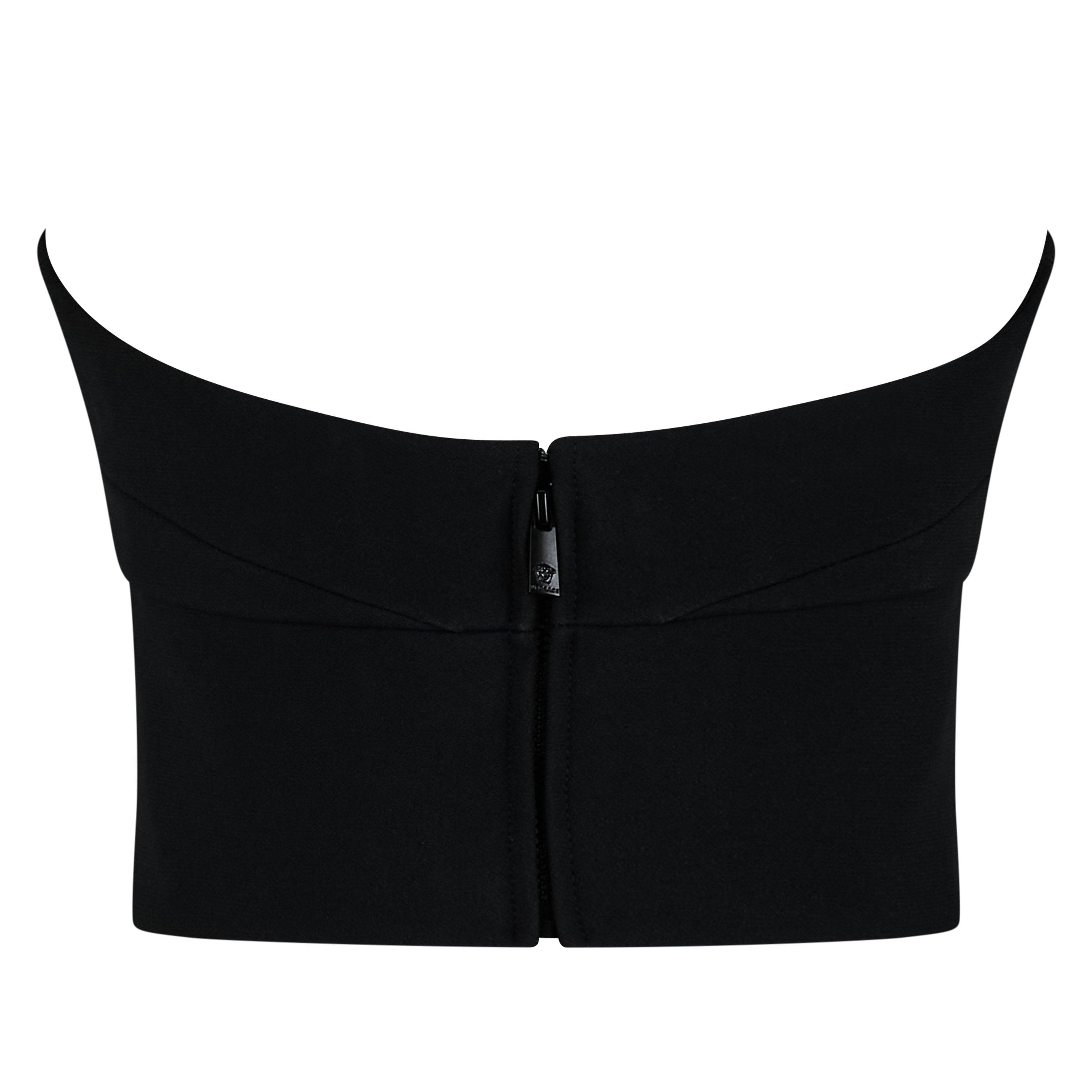 Black - Versace - Lunette Bustier Top - 6