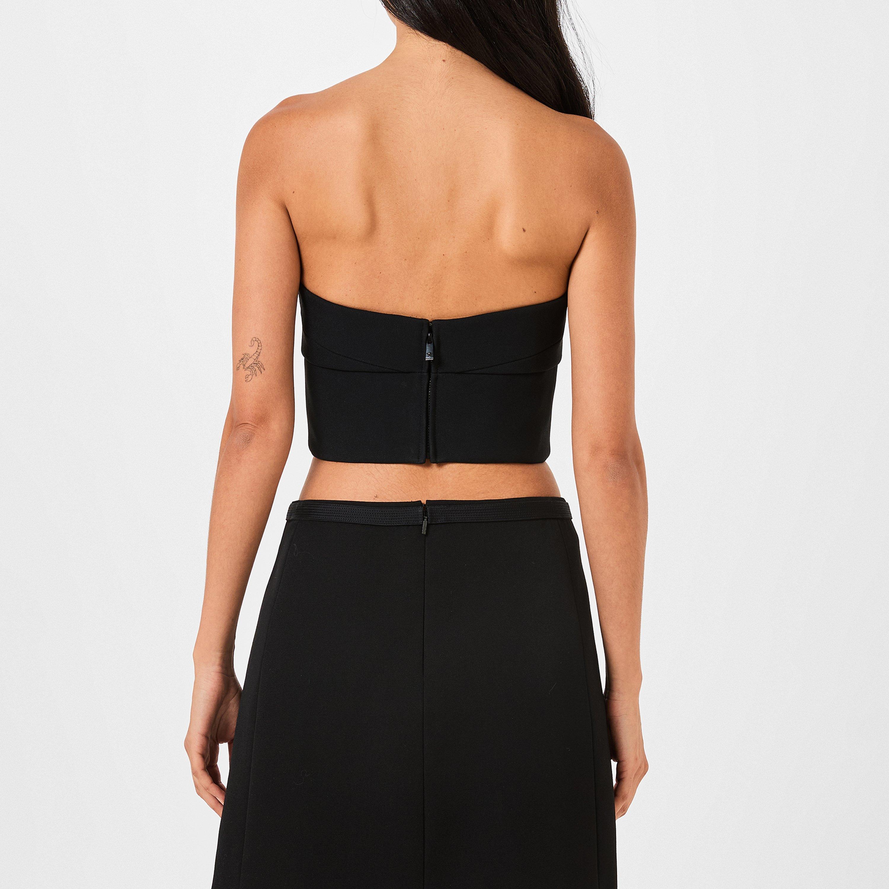 Black - Versace - Lunette Bustier Top - 3