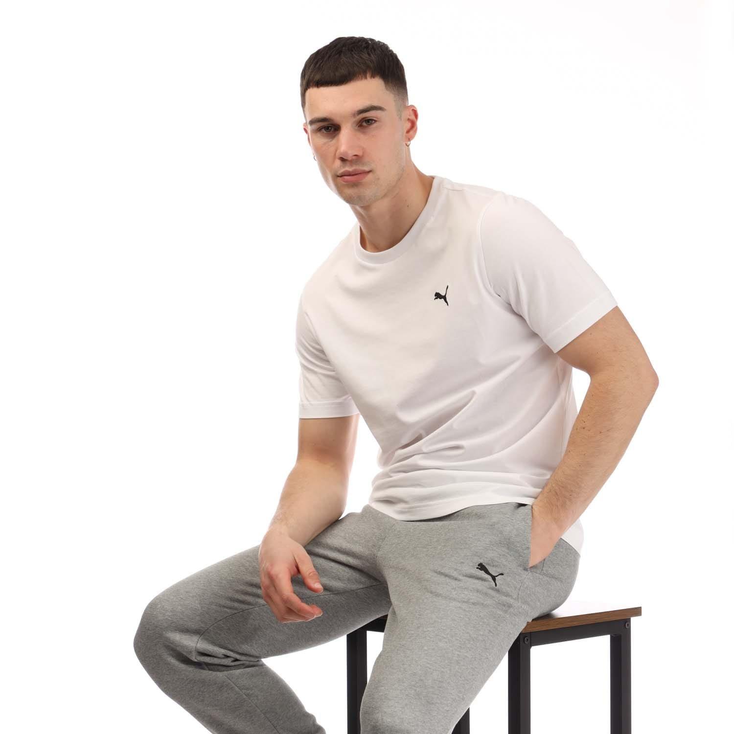 White - Puma - Small Logo T-Shirt - 4