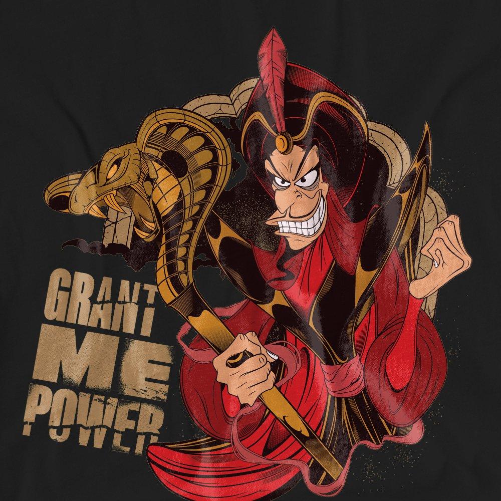 Black - Disney - Jafar Grant Me Power Aladdin T-Shirt Black - 2