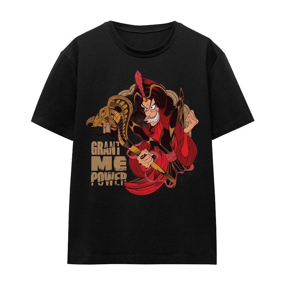 Black - Disney - Jafar Grant Me Power Aladdin T-Shirt Black - 4