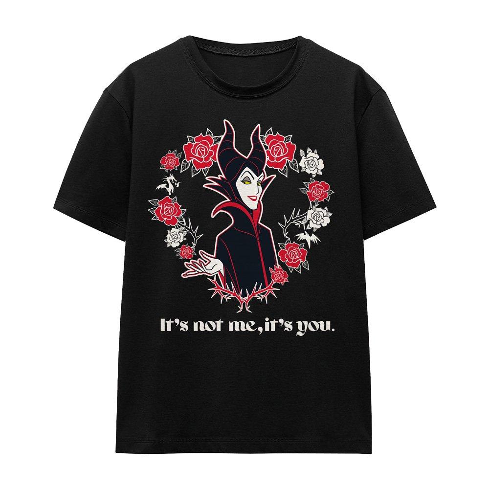 Black - Disney - Maleficent Valentine Its Not Me Its You T-Shir - 4