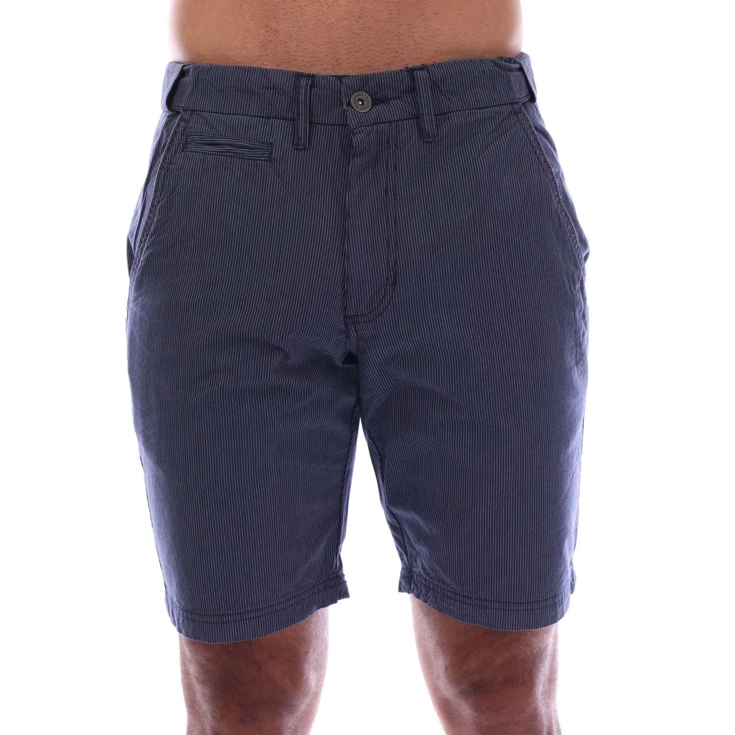 Navy - Trespass - Atom B Cargo Shorts Mens - 1