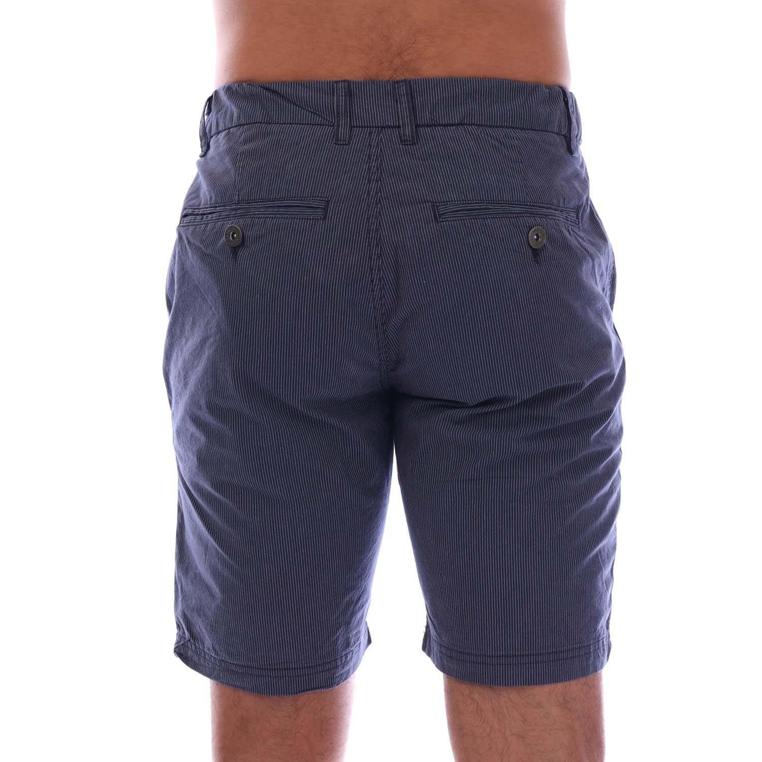 Navy - Trespass - Atom B Cargo Shorts Mens - 3