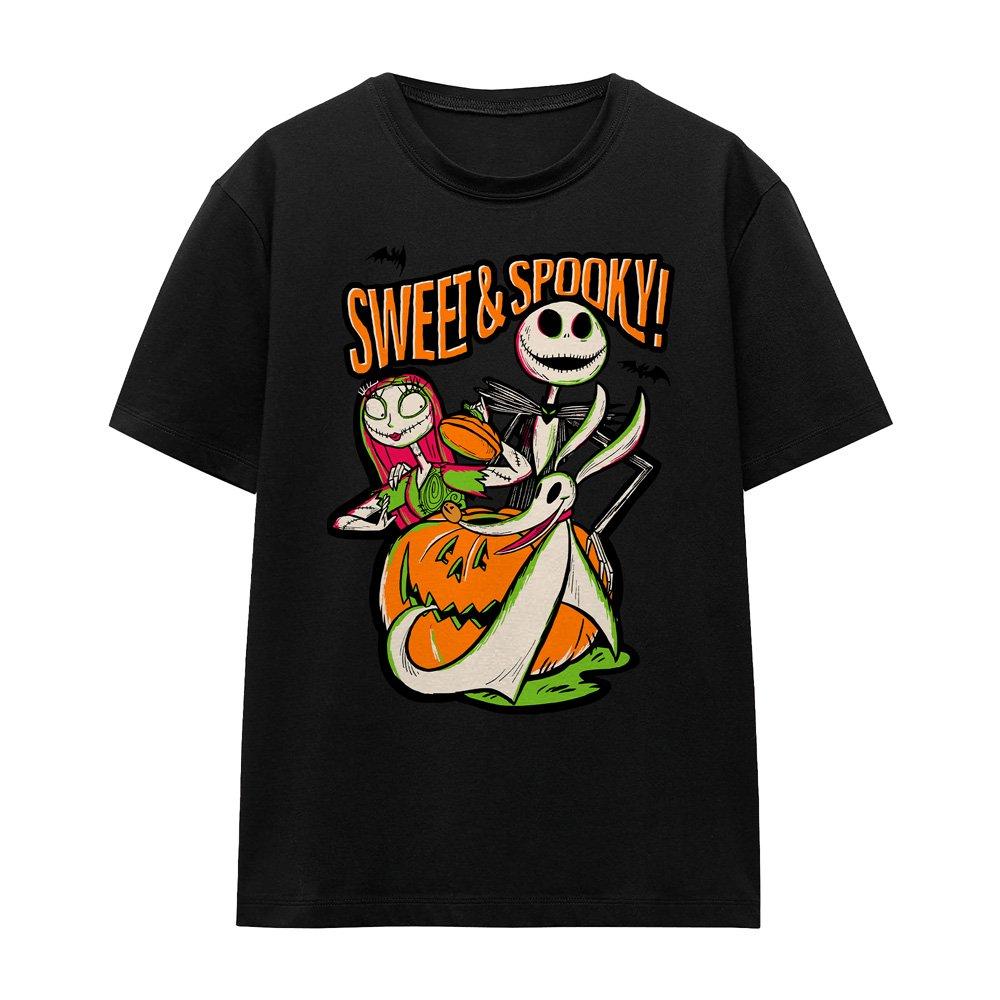 Black - Disney - The Nightmare Before Christmas Spooky T-Shirt Bla - 4