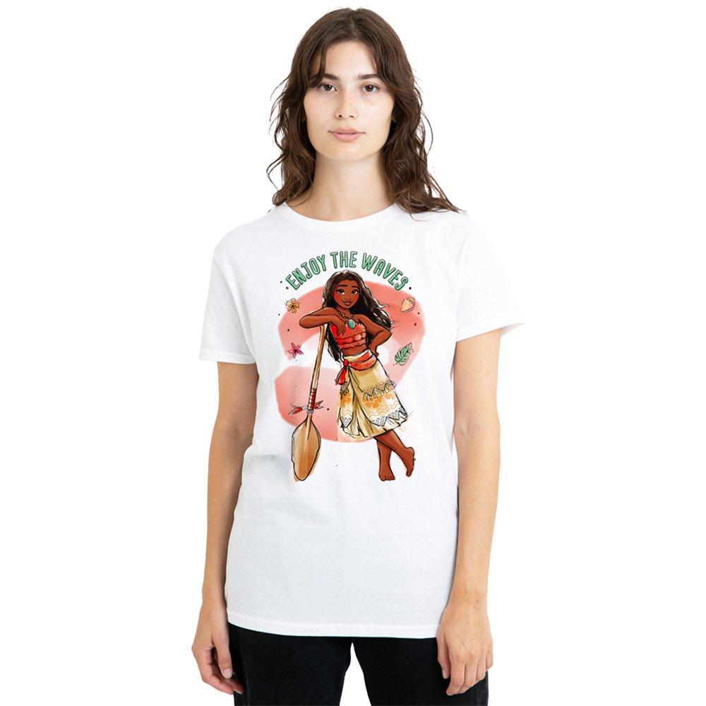 White - Disney - Moana Watercolour T-Shirt - 1