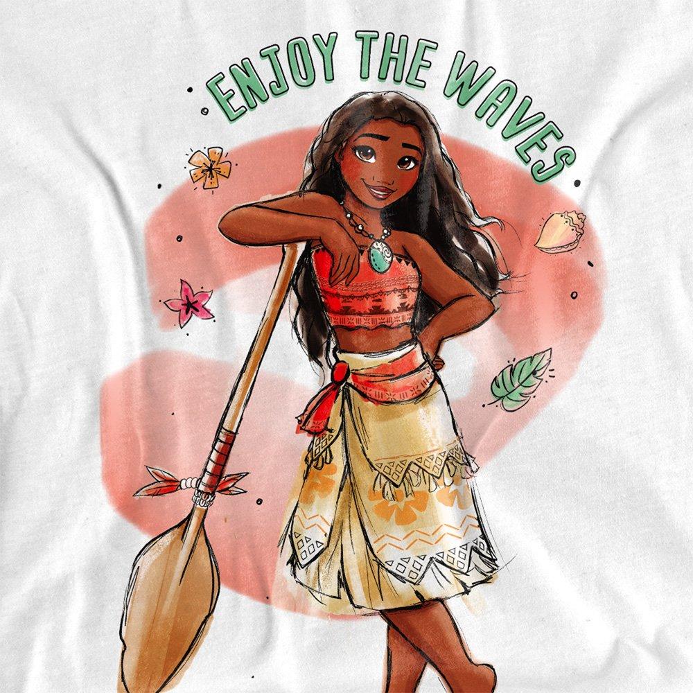 White - Disney - Moana Watercolour T-Shirt - 2