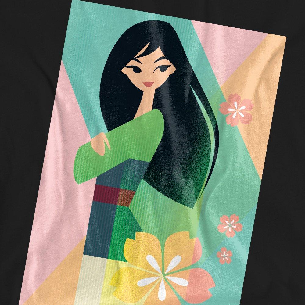 Black - Disney - Mulan Simplistic Illustration T-Shirt Black - 2