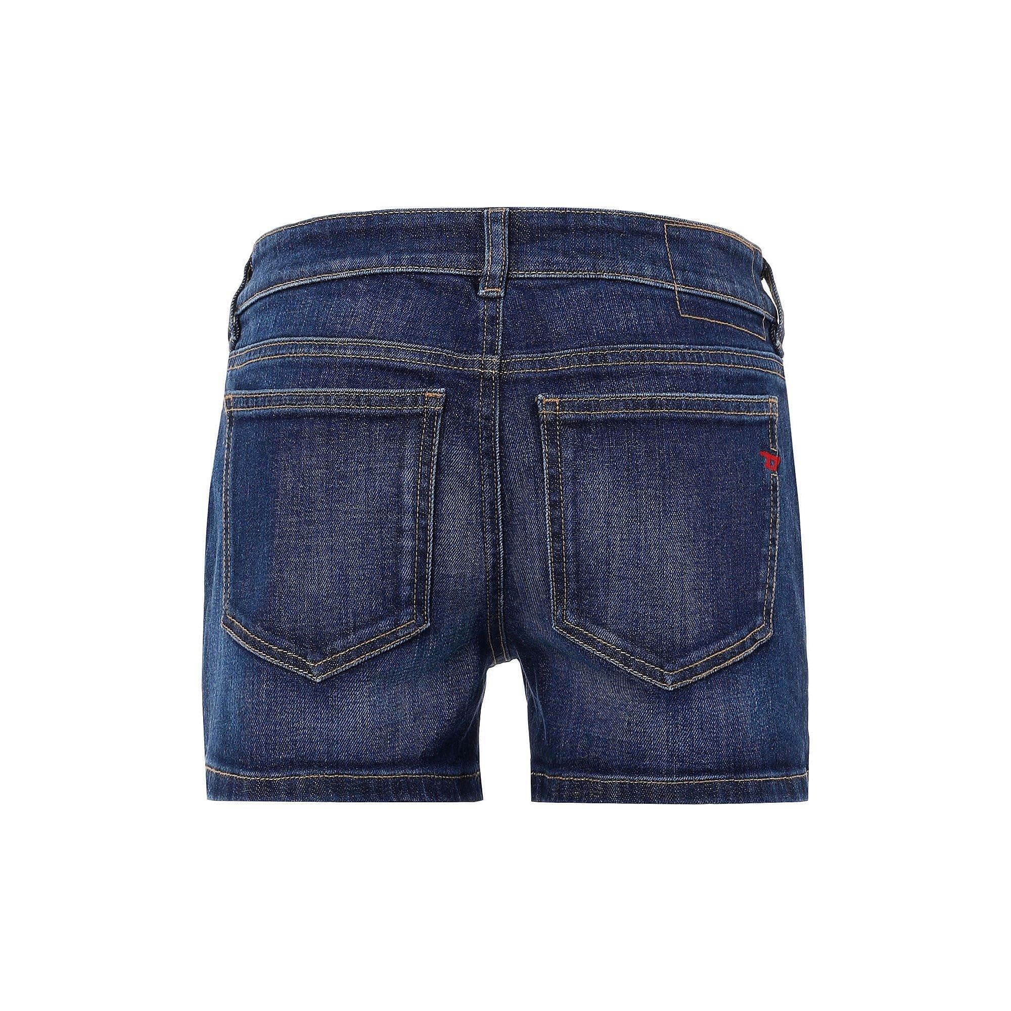 Blue - Diesel - De-Lyla Short Shorts - 2