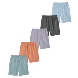 Studio Studio Older Boys 5 Pack Pastel Shorts Fleece