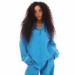 Off White Cady Long Sleeve Pyjama Shirt