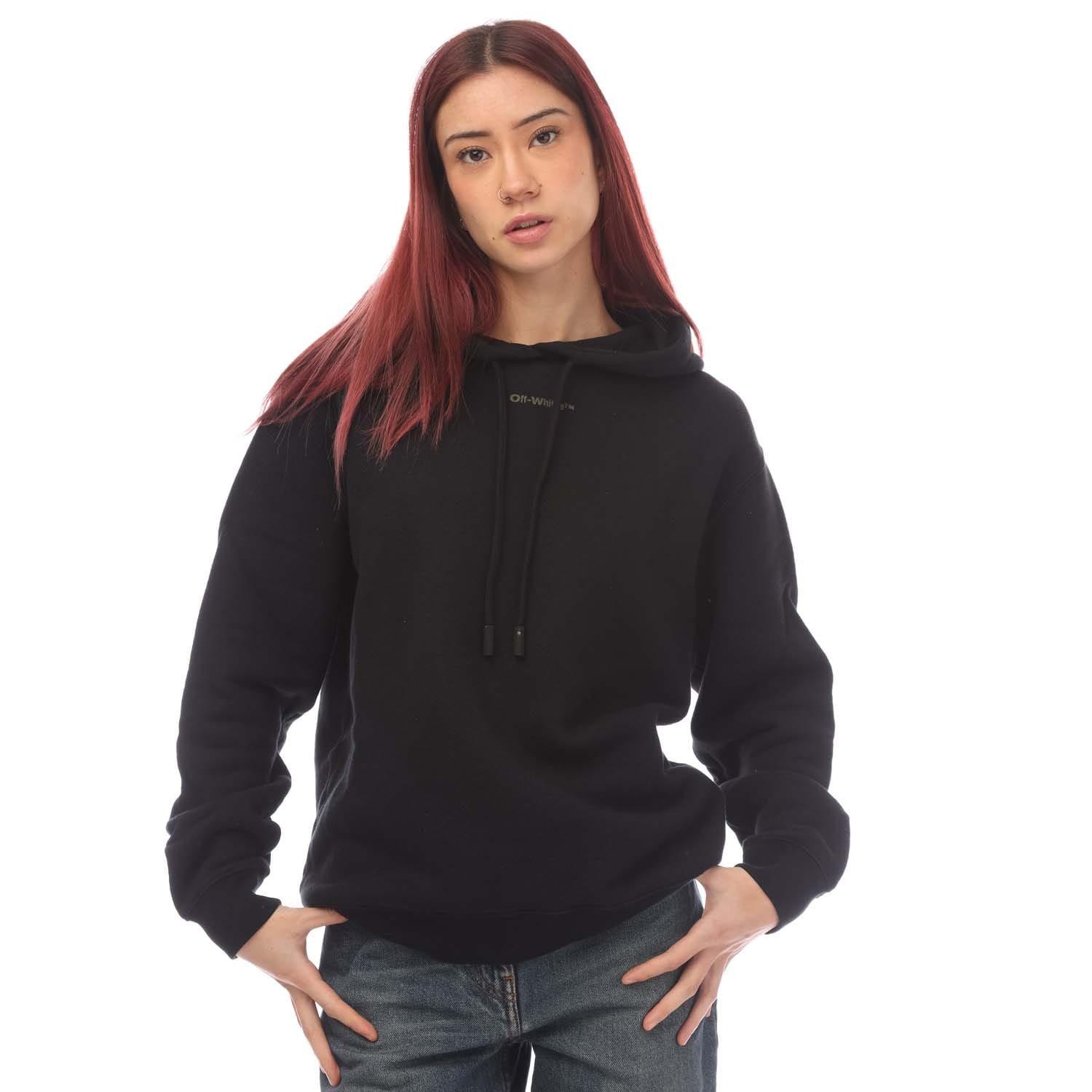Black - Off White - Tie Dye Arrow Regular Hoodie - 1