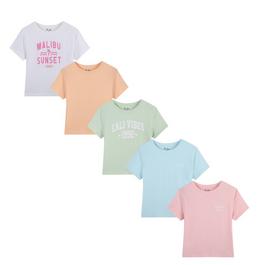 Be You Studio Older Girl Pack Of 5 Boxy T-shirts