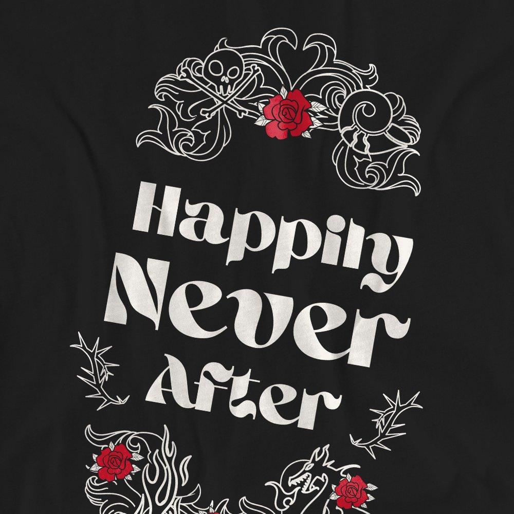 Black - Disney - Valentines Day Happily Never After T-Shirt Black - 2
