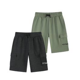 Studio Older Boys 2 Pack Utility Sweat Shorts