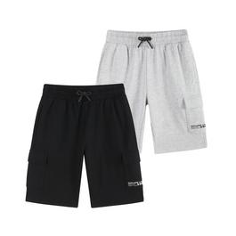 Studio Older Boys 2 Pack Utility Sweat Shorts