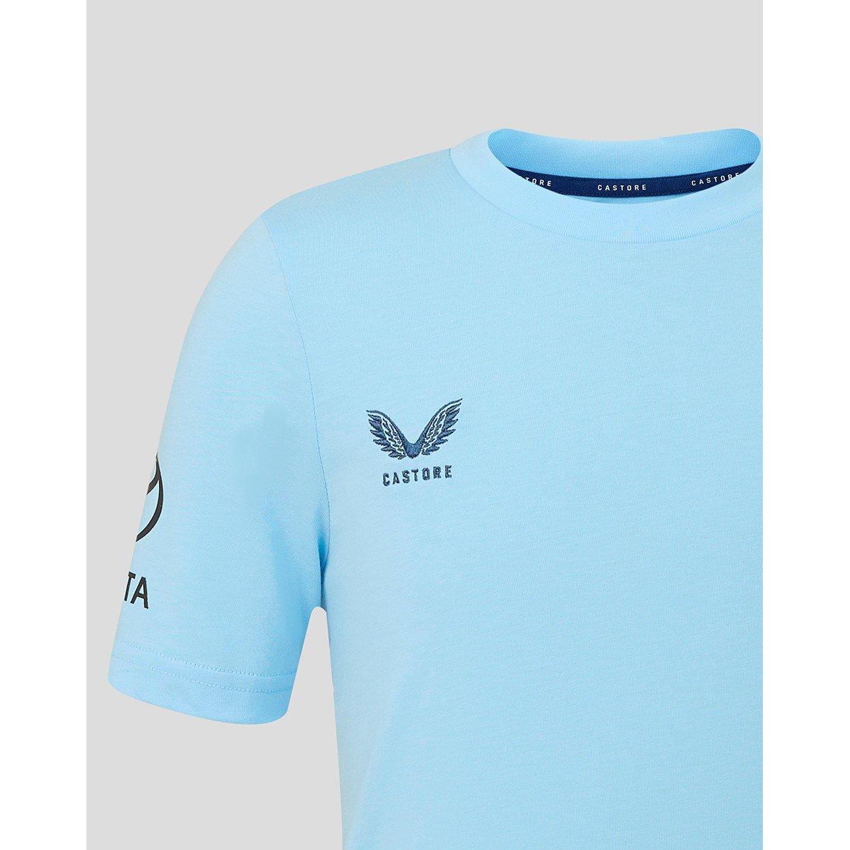 Luftig Blau - Castore - Unisex Kids' Crew Neck T-Shirt - 4