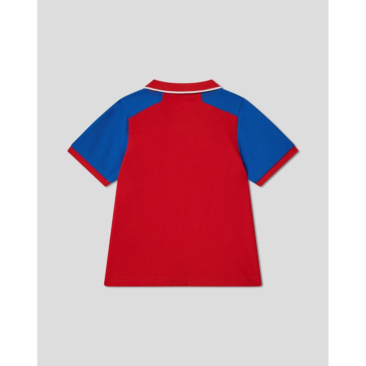 FryRed/PrnBlue - Castore - Unisex Kids 26/27 England Cricket T20 Shirt - 2