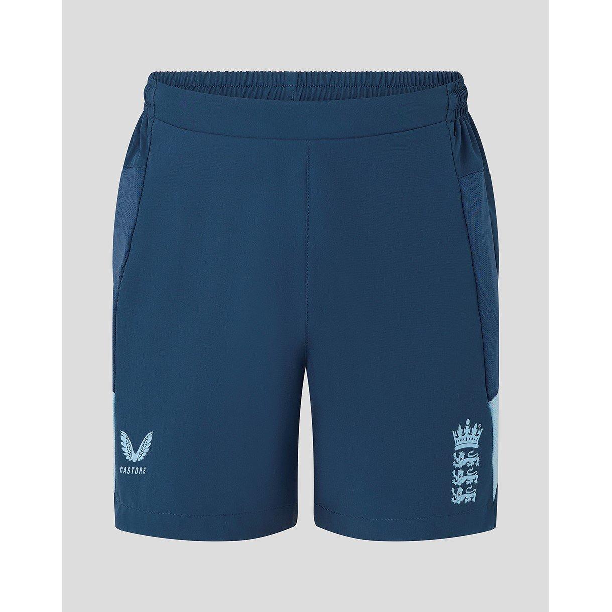 Castore  Kids Kids 26/27 Performance Shorts - Ensign/Airyblue - 7-8 (S)