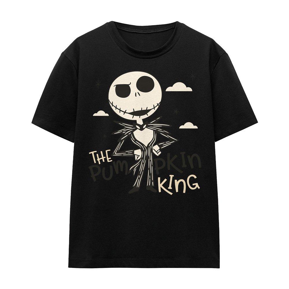 Black - Disney - The Nightmare Before Christmas Pumpkin King T-Shir - 4