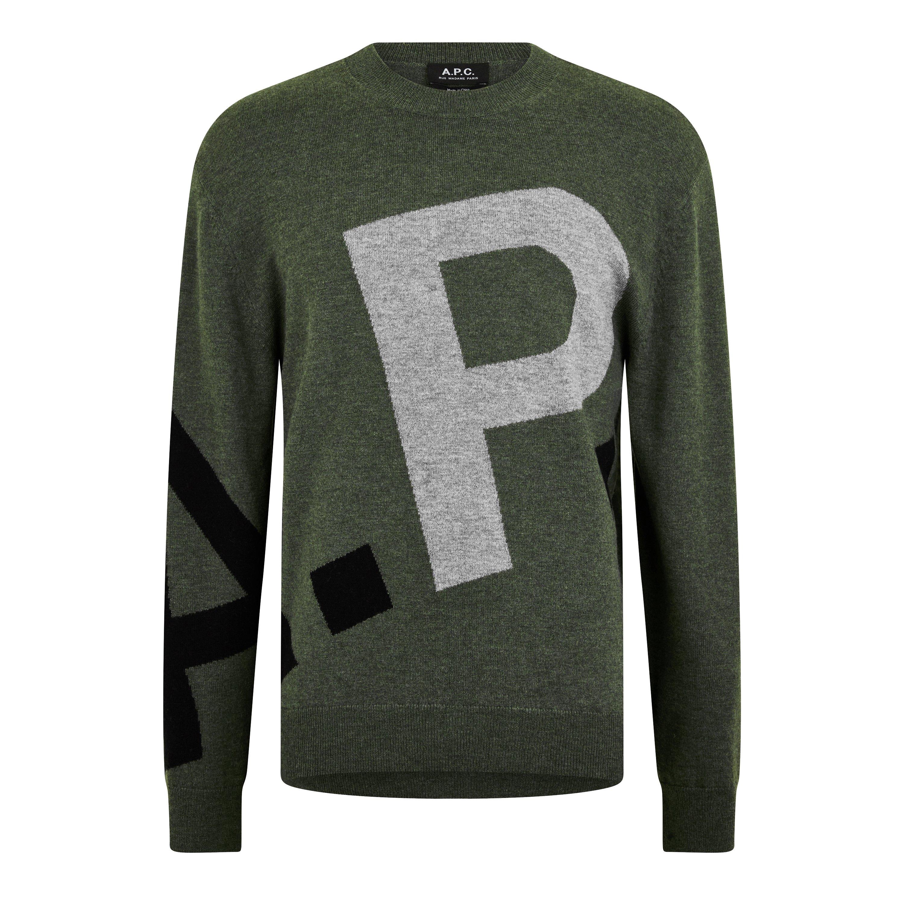 Khaki JAA - APC - Logo Sweater - 5
