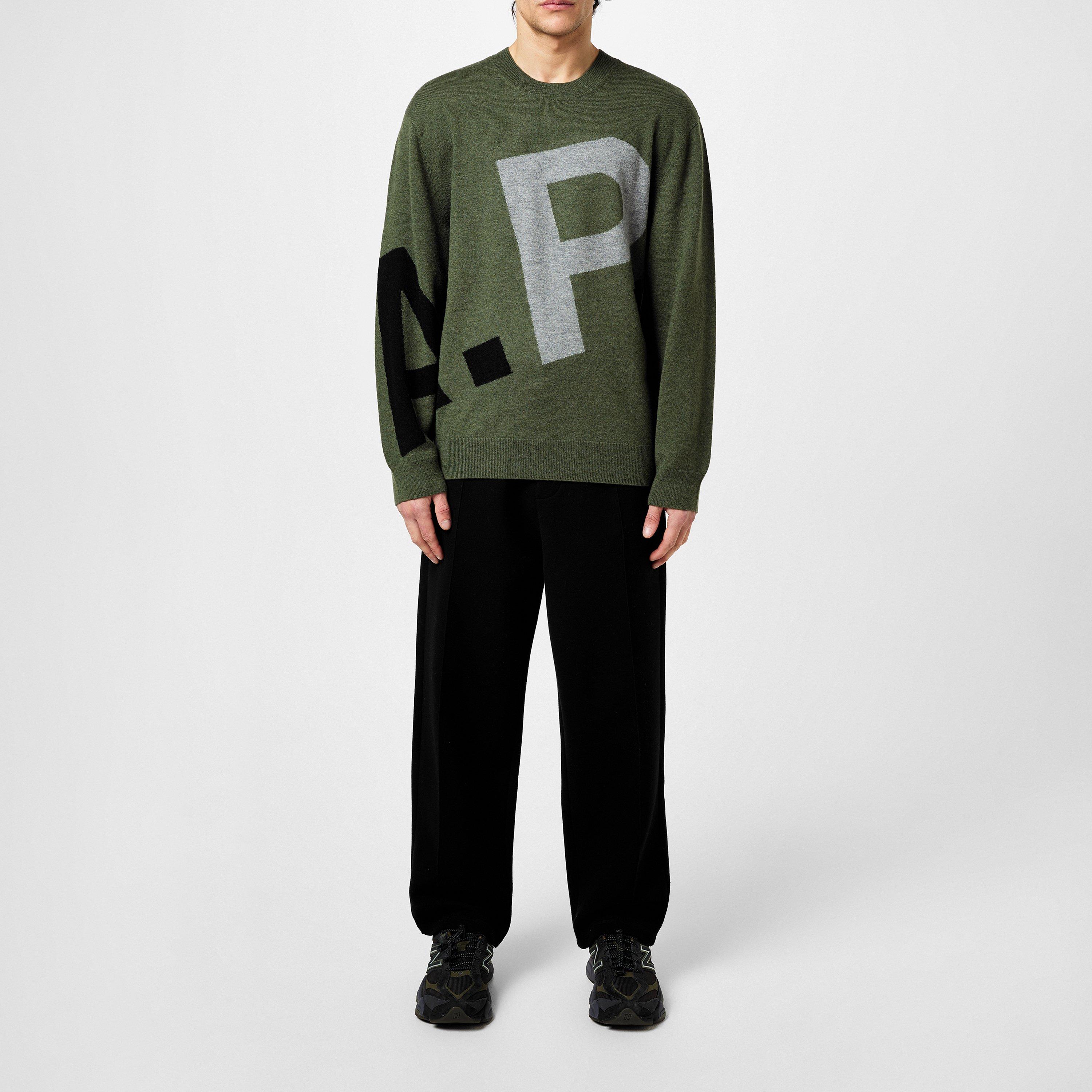 Khaki JAA - APC - Logo Sweater - 4