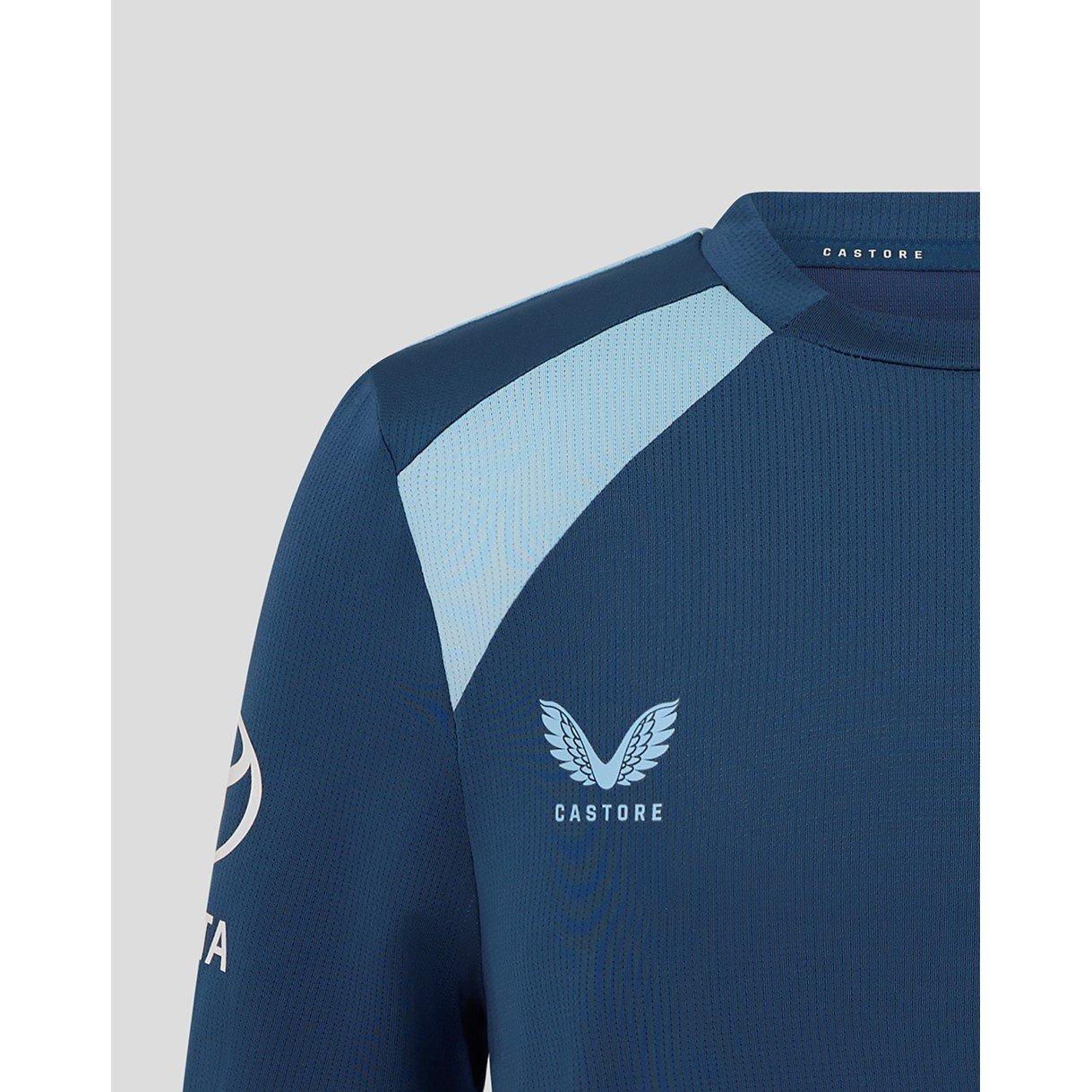 Ensign/AiryBlue - Castore - Unisex Kids Short Sleeve Performance T-Shirt - 4