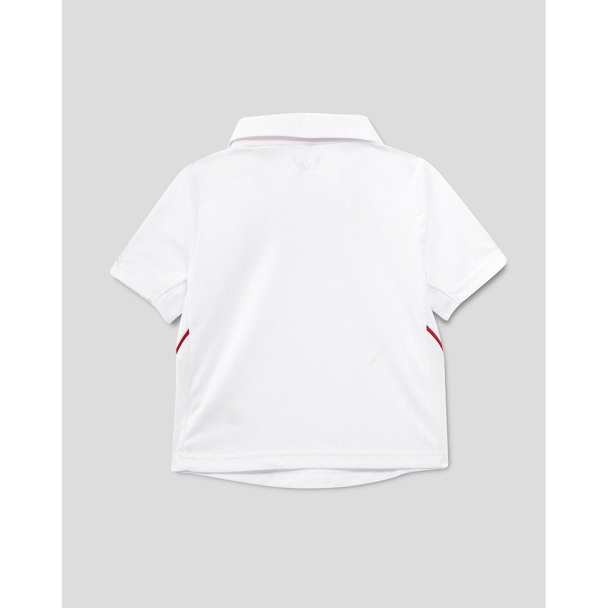 Blanc - Castore - Unisex Kids 26/27 England Cricket Test Shirt - 2