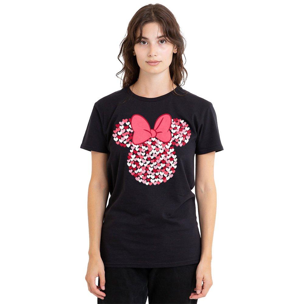 Black - Disney - Minnie Mouse Valentines Day Heart Ears Silhouette - 1