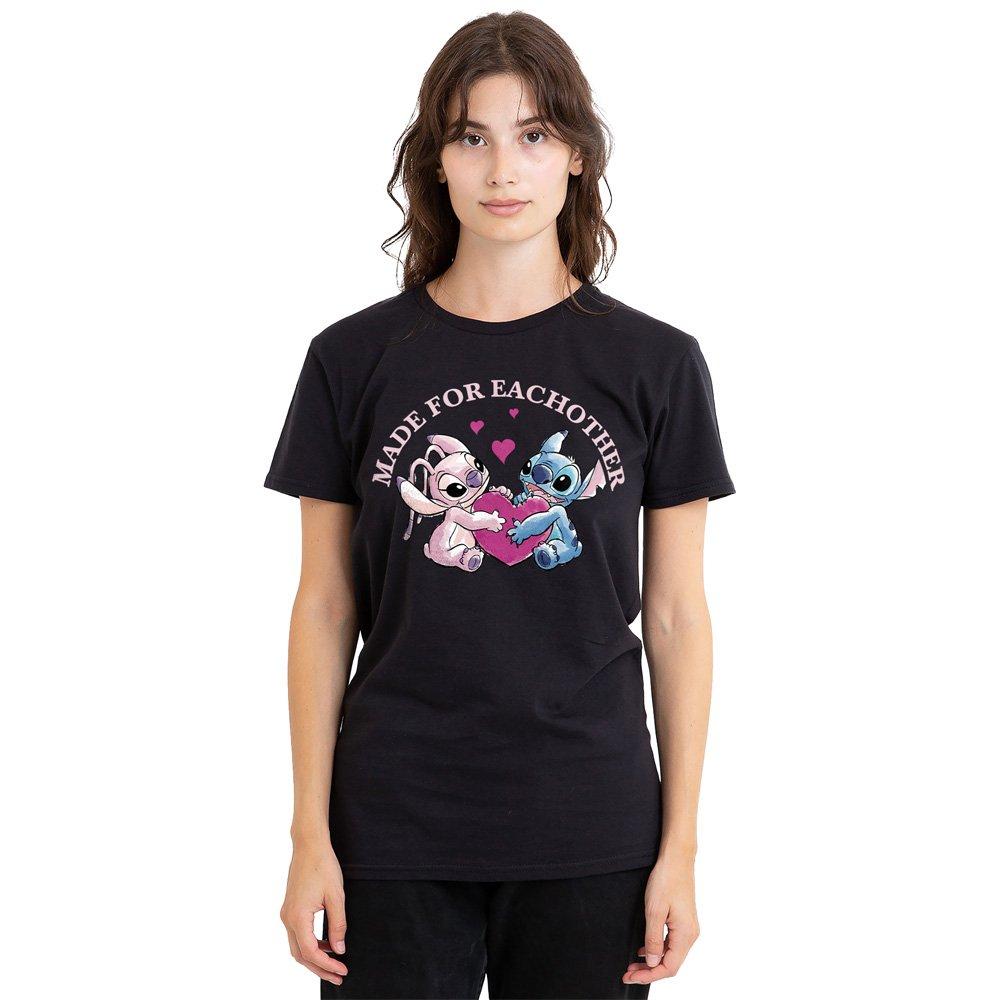 Black - Disney - Lilo Stitch Made for Each Other T-Shirt Black - 1