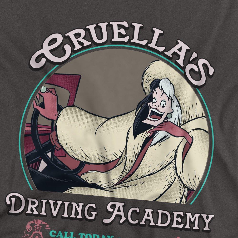 Charcoal - Disney - Cruellas Driving School T-Shirt Charcoal - 2